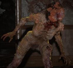 3d blood breasts clicker clicker_(tlou) eyeless female female_only fungus hair infected monster nightmare_waifu nipples nude open_mouth pubes screencap solo teeth the_last_of_us the_last_of_us_2 thick_thighs tongue zombie