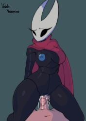 1girls 2_horns arthropod artist_name ass big_ass big_butt black_body black_skin bubble_ass bubble_butt bug bug_girl female hollow_knight hornet_(hollow_knight) silksong voider_(artist) voidovoiderino