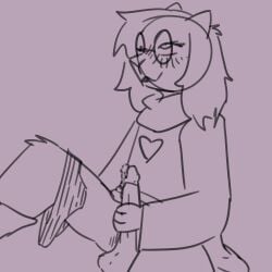 absurd_res anthro blush blush_lines bovid caprine clothed clothing deltarune eyewear glasses goat hi_res horn insate male male_only mammal masturbation partially_clothed ralsei solo undertale_(series) wearing_glasses