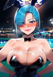 1girls ai_generated aqua_eyes aqua_hair ass big_ass big_breasts big_butt big_penis blue_eyes blue_hair breasts bulma bulma_(bunny) bulma_briefs bunny_ears bunnysuit choker dark-skinned_male dragon_ball dragon_ball_z female huge_breasts interracial large_ass large_breasts large_penis light-skinned_female looking_at_viewer milf penis petplay pink_lipstick roleplay seductive_eyes seductive_look seductive_mouth short_hair sinderellaart thiccwithaq_(ai_style) tie turquoise_eyes turquoise_hair