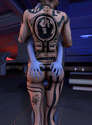 1futa 1girls 3d alien asari ass ass_grab big_ass big_penis blue_skin butt_crack completely_nude curvy dickgirl erection female futa_on_female futanari human imminent_sex imnobodysfm intersex jack_(mass_effect) kissing liara_t'soni long_penis mass_effect outercourse penis source_filmmaker standing standing_sex subject_zero sumata tagme tattoo tattoos thick_ass thick_penis thick_thighs thigh_sex wide_hips