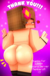 jenny belle (slipperyt) from minecraft by slipperyt