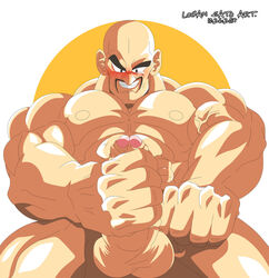 balls boner dragon_ball erection logan_sato male male_only nappa nude penis solo