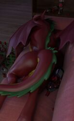 3d american_dragon:_jake_long disney dragon jake_long male male_only no-name-no-problem penis scalie solo