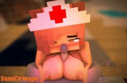 1boy 1boy1girl 1girls 3d animated big_breasts character female iamcringe male male_pov mine-imator minecraft moriko nurse outercourse paizuri point_of_view pov sofia_wellington_(iamcringe) straight tagme