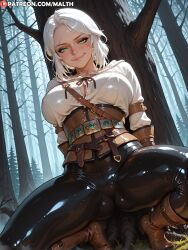 ciri from cd projekt red by malth