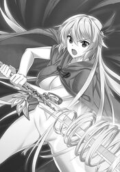 eleonora_viltaria highres long_hair madan_no_ou_to_michelia madan_no_ou_to_vanadis miyatsuki_itsuka monochrome