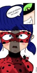 adrien_agreste cat_noir kwami ladybug_(character) marinette_cheng marinette_dupain-cheng miraculous_ladybug open_mouth penis_awe plagg speech_bubble tagme tikki_(miraculous_ladybug)