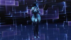 1futa 3d 3d_model areolae auditour balls black_hair blue-skinned_futanari blue_skin breasts brown_hair brunette_futa cortana daz3d daz_studio futa_only futanari halo_(series) huge_breasts parted_bangs penis penis_growth renderotica short_hair solo tagme testicles video_game_character video_game_franchise