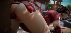 1boy 1girls 3d animated ass dark-skinned_male dark_skin demi_(fortnite) erection female fortnite fpsblyck from_behind interracial male penetration penis pussy romantic romantic_ambiance romantic_couple romantic_sex sex sound straight vaginal_penetration video