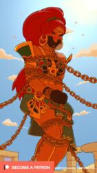 bondage breath_of_the_wild chains gag gagged gerudo skelebomb the_legend_of_zelda the_legend_of_zelda:_breath_of_the_wild urbosa