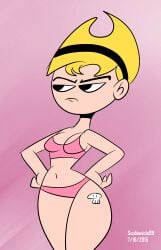 1girls ai_generated bare_midriff bikini bikini_bottom bikini_bottom_only bikini_only bikini_top bikini_top_only blonde_hair boobs breasts female female_only female_solo headband mandy_(billy_and_mandy) pink_bikini pink_bikini_bottom pink_bikini_only pink_bikini_top scobionicle99 short_blonde_hair short_hair solo solo_female solo_only tattoo the_grim_adventures_of_billy_and_mandy