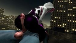 3d animated asmfan94 ass assjob big_ass big_penis buttjob clothed_sex clothing female_focus female_on_top gwen_stacy marvel mask masked masked_female outercourse penis peter_parker sound source_filmmaker spider-gwen spider-man spider-man_(series) superhero superheroine tagme testicles twerking video