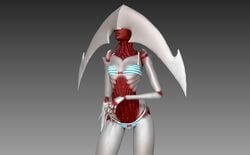 3d bra elesh_norn female gore horror magic_the_gathering nightmare_fuel panties phyrexian shimapan simple_background xmrsmoothx