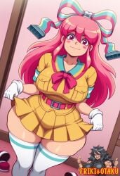 ai_generated cosplay friki8otaku giffany huge_breasts pink_hair seras_victoria