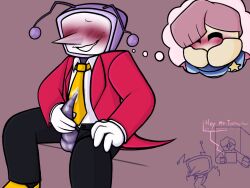 caught_masturbating cum_drip cum_on_dick deltarune deltarune_chapter_3 fantasizing gay male male_only masturbation oc penis self_insert tenna_(deltarune) tentacle_penis tentadick undertale undertale_(series) yaoi