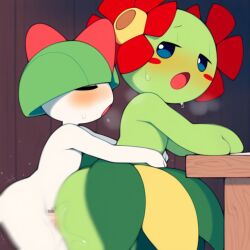 ai_generated bellossom freely_w_dog pokemon pokemon_(species) pokemon_gsc pokemon_rse ralts