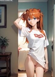 1girls 2d ai_generated areolae armpit asuka_langley_sohryu bare_arms big_breasts blue_eyes bottomless breasts chest curvy curvy_figure cute cute_face detailed eyelashes eyeshadow female female_only fit fit_female focus hair high_quality large_breasts legs light-skinned_female light_skin lips lipstick long_hair looking_at_viewer makeup mascara naked neon_genesis_evangelion nero100 nude nude_female orange_hair pale-skinned_female pale_skin perky_breasts petite petite_body petite_female posing pussy seductive seductive_look skinny skinny_girl stable_diffusion t-shirt t-shirt_only tagme teenager thighs thin_waist twintails vagina young_female