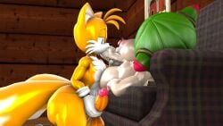 1boy 1futa 1girls alien alien_girl big_ass big_breasts big_penis blowjob blueapple cosmo_the_seedrian fellatio fox futanari handjob huge_ass interspecies masturbating_during_fellatio masturbation nude nude_female nude_futa plant plant_girl sonic_(series) sucking sucking_penis tails tails_the_fox
