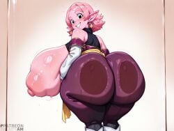 1girls ai ai_generated ass ass_bigger_than_head back back_view big_areola big_areolae big_ass big_breasts big_butt big_nipples big_thighs breasts breasts_bigger_than_head breasts_out chronoa dragon_ball female female_focus female_only gigantic_ass gigantic_breasts gigantic_butt hips hips_wider_than_shoulders huge_areolae huge_ass huge_breasts huge_butt huge_nipples huge_thighs massive_ass massive_breasts massive_butt massive_thighs pink_body pink_hair pink_skin sexy sexy_body short_hair shorts shortstack simple_background solo_female thick_ass thick_thighs thighs twentyam voluptuous voluptuous_female wide_hips wide_thighs