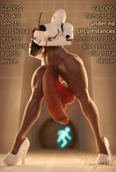 3d 3d_(artwork) abs android android_girl big_balls big_breasts big_penis big_testicles big_thighs crossover dark-skinned_futa dark_skin english english_text flaccid flaccid_penis full_body futa_only futanari haydee haydee_(game) high_heel_boots high_heels huge_balls huge_cock humanoid inside long_penis muscular_legs portal_(series) portal_gun robot robot_girl robot_humanoid robotic_arm sagging_balls saggy_balls solo solo_futa thick_thighs veins_on_cock veins_on_dick veiny_penis vilgard watermark white_high_heels white_high_heels_boots wide_hips
