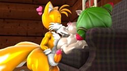1boy 1futa 1girls alien alien_girl big_ass big_breasts big_penis blowjob blueapple cosmo_the_seedrian cum cum_in_mouth cum_inside fellatio fox futa_on_male futanari handjob hearts_around_head huge_ass interspecies masturbating_during_fellatio masturbation nude nude_female nude_futa plant plant_girl sonic_(series) tails tails_the_fox