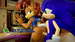 16:9 anthro anthro_on_anthro anus archie_comics ass breasts chipmunk clothed_sex clothing duo english_text female hedgehog hi_res humanoid male male/female penis rodent rotalice2 sally_acorn sega sex small_breasts sonic_(series) sonic_the_hedgehog sonic_the_hedgehog_(archie) sonic_the_hedgehog_(comics) sonic_the_hedgehog_(series) ssawnds tail text widescreen