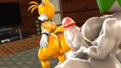 alien alien_girl big_ass big_breasts big_penis blueapple cosmo_the_seedrian fox futanari huge_ass huge_balls huge_cock imminent_sex looking_at_partner looking_back nude nude_female nude_futa plant plant_girl presenting presenting_ass showing_ass sonic_(series) tails tails_the_fox