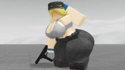 1girls 3d 3d_(artwork) 3d_model 3d_render ass ass_bigger_than_head ass_focus ass_up back_view background big_ass big_breasts big_butt big_thighs blonde_female blonde_hair blonde_hair_female boots breasts breasts_bigger_than_head bubble_ass bubble_butt butt_focus butt_jiggle caffinatedbuns cap clothed clothed_female clothes clothing curvaceous curvaceous_female curvaceous_figure curves curvy curvy_ass curvy_body curvy_female curvy_figure curvy_hips curvy_thighs dead_ahead female female_focus female_only gloves hair huge_ass huge_breasts huge_butt huge_thighs large_ass large_breasts large_thighs larger_female long_hair looking_at_viewer massive_ass massive_boobs massive_breasts massive_butt massive_tits military military_boots military_cap military_hat military_pants military_uniform nipples nipples_visible_through_clothing pants partially_clothed roblox robloxian seductive seductive_body seductive_look seductive_pose shirt solo solo_female solo_focus sonya_(dead_ahead) standing tactical_gear tactical_nudity thick thick_ass thick_butt thick_hips thick_legs thick_thighs tits_bigger_than_head weapon white_skinned_female young young_female younger_female