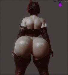ada_wong ada_wong_(adriana) big_ass big_breasts black_hair erotophilia3d resident_evil resident_evil_4