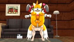 1boy 1futa 1girls 3d alien alien_girl anal anal_sex anthro big_ass big_breasts big_penis blueapple cosmo_the_seedrian female femboy fox full_nelson futa_on_male futa_penetrating futanari huge_ass huge_balls huge_cock intersex interspecies male plant plant_girl sonic_(series) tails tails_the_fox
