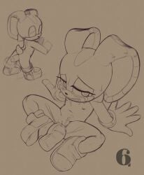 1boy 1girls 2024 6i6as_(artist) absurd_res anal anal_sex anthro big_hands black_nose bodily_fluids brown_background clenched_teeth clothing cream_the_rabbit cub cum cum_in_ass cum_inside digital_media_(artwork) disembodied_penis drooling erection female flat_chested floppy_ears footwear forced from_behind_position genital_fluids genitals gloves handwear hi_res high-angle_view lagomorph leporid logo long_ears looking_at_viewer looking_up looking_up_at_viewer male mammal mostly_nude navel nipples on_ground penetration penis rabbit rabbit_ears rape rear_view sad saliva sega sex shoes simple_background sketch solo sonic_the_hedgehog_(series) spread_legs spreading standing standing_sex sweat tail tears teeth vein veiny_penis vulva young young_anthro young_female