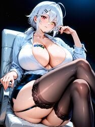 ai_art ai_generated aikunoichi anime animegirl azurlane azurlaneedits azurlanefanart bra breasts digitalart downes downesedits downesfanart ecchi fanart feed hentai lace lewd lingerie nsfw officelady otaku panties patreon rule34 sexy sexygirl waifus weebs