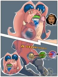 ahe_gao anal anal_beads big_penis cacodemon_(doom) cookie_demon_(robotjoe) demon_girl doom doom_slayer_(doom) gameplay_mechanics huge_anal_beads licking_penis massive_anal_beads meme monster_girl mrcarvalho puffy_anus pussy_lips simple_background sketch