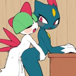 ai_generated freely_w_dog pokemon pokemon_(species) pokemon_gsc pokemon_rse ralts sneasel