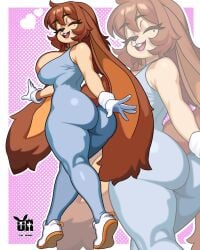 big_ass big_breasts big_breasts big_butt big_thighs big_titties brown_fur brown_hair bunny_ears bunny_girl bunny_tail clothing commission curvaceous curvaceous_female curvaceous_figure curvy curvy_figure curvy_hips female female_focus female_only furry furry_female furry_only looking_at_viewer or_draws original original_character short_hair