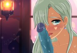 awoken blowjob blue_body blue_eyes blue_penis blue_skin breasts cum cum_in_mouth cumshot deepthroat destiny_(game) destiny_2 elizabeth_liones female female_focus guardian_(destiny) licking licking_penis male male/female male_pov nanatsu_no_taizai nude nude_female penis pov pov_eye_contact saliva seven_deadly_sins warlock_(destiny)