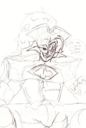 bulge bulge_through_clothing bulge_under_clothes crk pov pov_eye_contact sage_of_truth shadow_milk_cookie smirking smirking_at_viewer