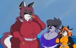 bbw big_ass big_breasts breasts bubble_butt cleavage female furry huge_ass huge_breasts mad_n_evil overweight tagme thick_thighs weight_gain wide_hips