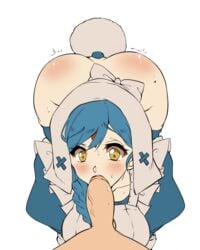 1girls anal ass blue_hair blush breasts clothed_sex clothing double_penetration fellatio female fire_emblem fire_emblem_fates hetero lilith_(fire_emblem) long_hair maid male open_mouth oral penetration penis sex spread_legs sucking wide_hips yellow_eyes