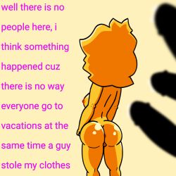 anon anonymous_male anus asking big_ass cock creyla_(virus2780) english english_text imminent_gangbang imminent_rape imminent_sex leaking leaking_precum looking_away naked naked_female nipples no_clothes nude nude_female original original_character penis pussy virus2780 yellow_hair yellow_skin