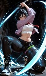 ai_generated aikunoichi anime ass bikini booty bra breasts ecchi hentai huge_ass huge_boobs huge_breast katana lace lewd lingerie mikasa_ackerman nsfw pantie panties patreon rule34 sfw shingeki_no_kyojin solo_female