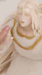 2boys 3d blender blonde_hair clothed desess3intes elden_ring femboy fromsoftware gay long_hair miquella miquella_the_kind penis surprised tagme touching_penis twink yaoi yellow_eyes