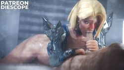 blonde_female blonde_hair blowjob blue_eyes blue_eyeshadow blue_lipstick bob_cut closed_mouth diescope emma_frost emma_frost_(marvel_rivals) eyebrows eyelashes eyeshadow female hellfire_club large_breasts light-skinned_female light_skin marvel marvel_rivals medium_hair penis thick_legs thick_thighs wide_hips x-men