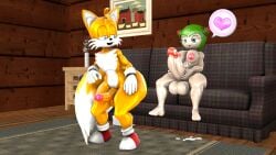 1boy 1futa 1girls alien alien_girl balls_expansion big_ass big_breasts big_penis blueapple cosmo_the_seedrian erect_penis erection fox futanari huge_ass huge_balls huge_cock imminent_sex nude nude_female nude_futa penis_growth plant plant_girl presenting presenting_ass showing_ass sonic_(series) tails tails_the_fox