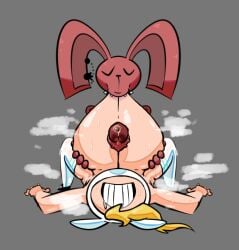 2024 4_fingers adventure_time animal_hood anthro anthro_on_top bav big_breasts big_penis black_clothing black_footwear black_nose black_shoes blonde_hair bodily_fluids breast_grab breast_play breast_suck breasts cartoon_network clenched_teeth closed_eyes clothing digital_drawing_(artwork) digital_media_(artwork) duo ear_piercing erection female female_human female_on_anthro female_on_bottom fingers fionna_the_human_girl floppy_ears footwear fur genital_fluids genitals glans glistening glistening_arms glistening_bodily_fluids glistening_breasts glistening_genital_fluids glistening_precum glistening_thighs grey_background hair hand_on_breast headgear headwear holding_breast huge_breasts human human_on_anthro human_on_bottom humanoid_genitalia humanoid_penis interspecies lagomorph larger_female larger_human leaking_precum legwear leporid light_body light_breasts light_skin lying male male/female male_anthro male_on_human male_on_top mammal mostly_nude_female mostly_nude_human musk musk_clouds nipples on_back on_bottom on_ground on_top penis penis_between_breasts piercing pink_nipples precum precum_from_penis rabbit red_body red_ears red_fur red_glans red_penis sex shaded simple_background size_difference smaller_anthro smaller_male socks sucking sweat sweaty_arms sweaty_body sweaty_breasts sweaty_face sweaty_skin teeth thigh_highs thigh_socks thober_(bav) titjob vein veiny_penis white_clothing white_footwear white_headgear white_headwear white_hood white_legwear white_socks white_thigh_highs white_thigh_socks