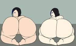 big_ass big_breasts breasts drawing female frisky_69 glitchtale jessica_grey naked naked_female