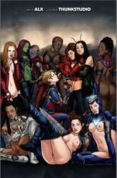 10girls 1boy 2d 6+girls african african_female alien alien_girl alien_look_like_human anus areola areolae asgardian ass avengers avengers:_endgame back_view bald black_hair black_panther_(series) blonde_hair blue_skin breasts brown_hair captain_marvel carol_danvers comic cover cyborg dark-skinned_female dark_skin diverse_harem female gamora green-skinned_female green_skin grey_skin guardians_of_the_galaxy handjob harem hope_van_dyne human interspecies light_skin looking_at_another looking_at_partner looking_at_viewer male mantis_(marvel) marvel marvel_cinematic_universe masturbation navel nebula_(marvel) nipples okoye parody partially_clothed partially_nude penis pepper_potts peter_parker pubic_hair pussy red_eyes rescue_(marvel) scarlet_witch shuri_(marvel) spider-man spider-man_(series) straight_hair superhero superheroine thunkstudio tracyscops vagina valkyrie_(marvel) wanda_maximoff wasp_(marvel) watermark wings