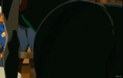 2d_animation animated anime_screencap ass_cheeks ass_focus ass_shake ass_shot ayanami_rei bent_over bent_over_table black_clothing black_plugsuit blue_hair caked_up canonical_scene curvy_ass evangelion:_3.0+1.0_thrice_upon_a_time fanservice female hand_on_table japanese_female loop neon_genesis_evangelion no_underwear official_alternate_costume official_art pale-skinned_female partial_female plugsuit rear_view rebuild_of_evangelion rei_ayanami round_ass screencap short_hair skintight_bodysuit studio_khara thick_thighs underboob unseen_female_face