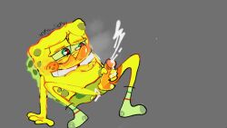 1boy anthro balls cum cumshot ejaculation freak freaky freakybob_pisspants freakybob_pisspants_(character) male male_only masturbation nickelodeon penis sea_sponge socks solo spongebob_squarepants spongebob_squarepants_(character)